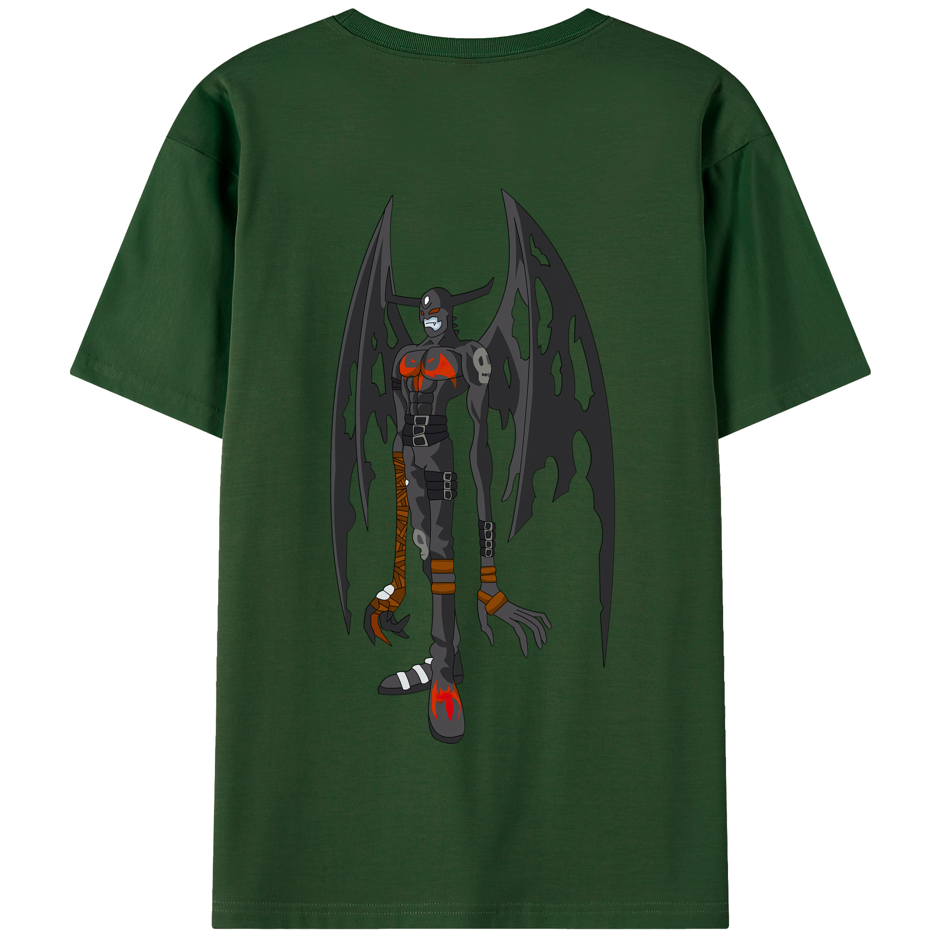 （画像用） Digimon デジタルモンスター/デジモン 綿100％半袖Tシャツ（背面プリント）